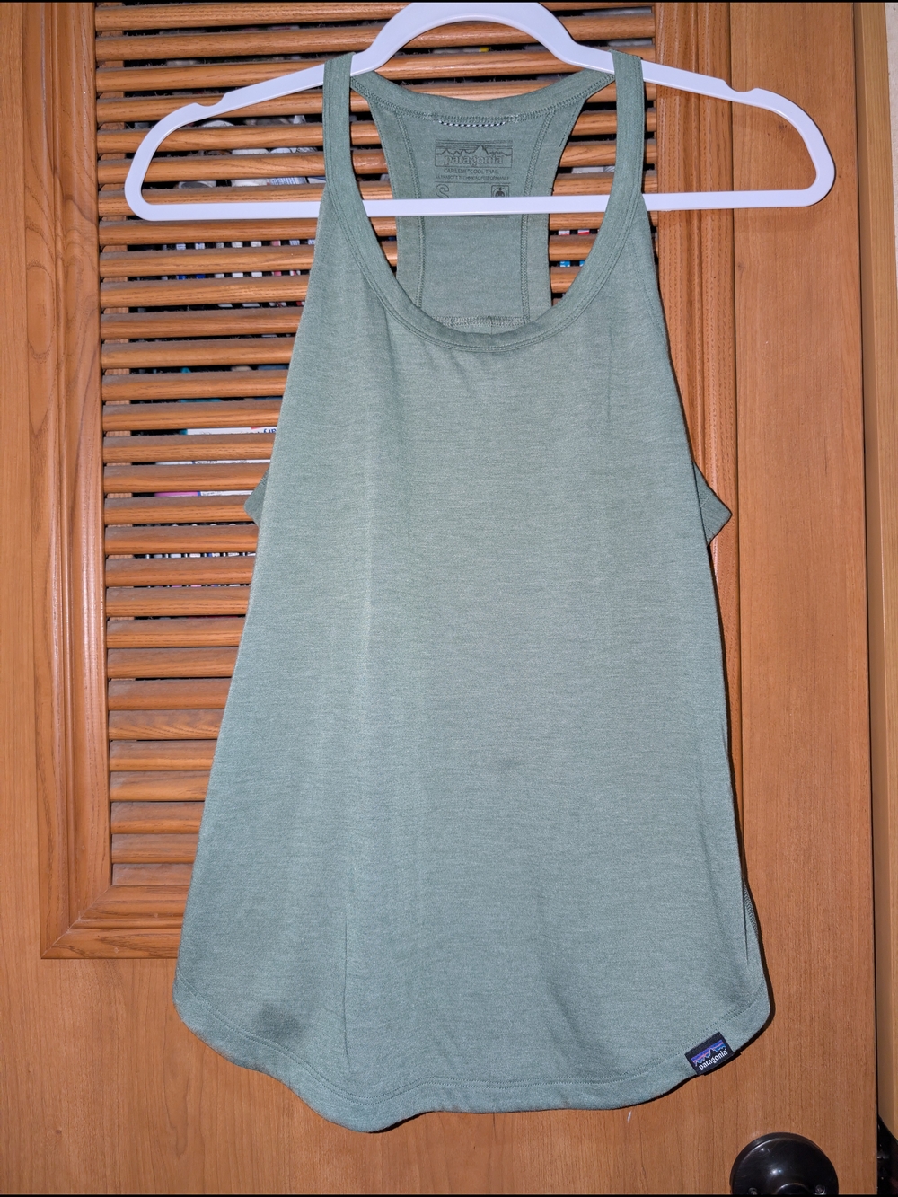 Patagonia Women's Sage Green Performance Tank Tops Sz.S